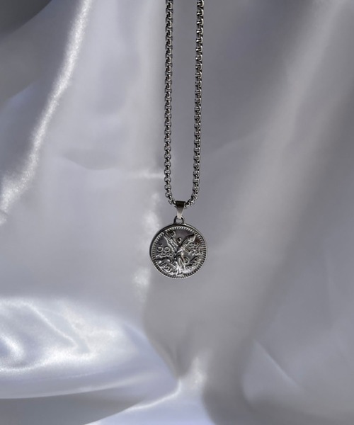 BROTHERHOOD（ブラザーフッド）の「【BROTHERHOOD】ペソ コイン ネックレス（ネックレス・メンズ・ゴールド/シルバー・LARGE/SMALL/MEDIUM）」の5枚目の写真