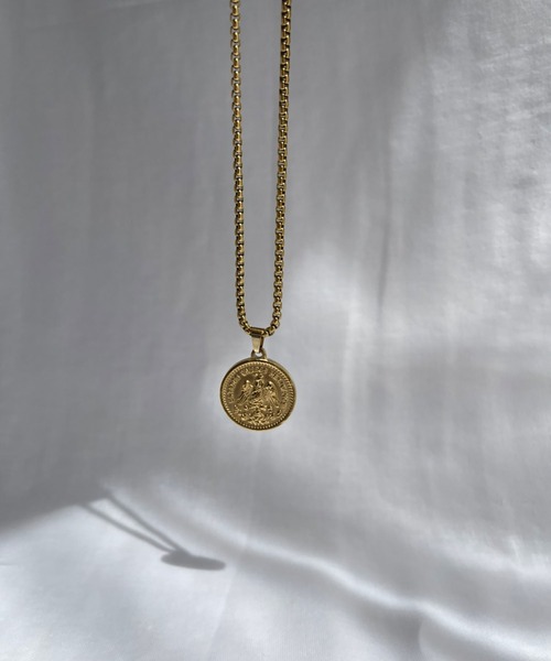 BROTHERHOOD（ブラザーフッド）の「【BROTHERHOOD】ペソ コイン ネックレス（ネックレス・メンズ・ゴールド/シルバー・LARGE/SMALL/MEDIUM）」の14枚目の写真