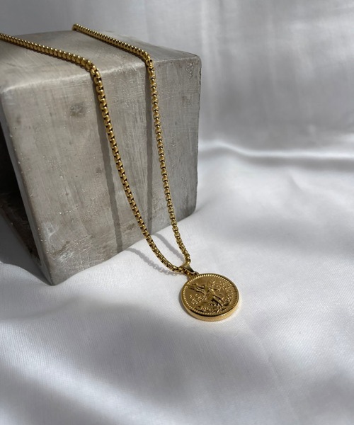 BROTHERHOOD（ブラザーフッド）の「【BROTHERHOOD】ペソ コイン ネックレス（ネックレス・メンズ・ゴールド/シルバー・LARGE/SMALL/MEDIUM）」の21枚目の写真