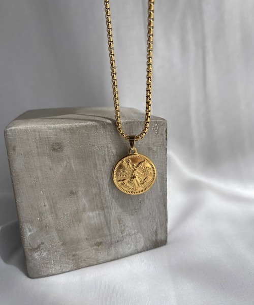 BROTHERHOOD（ブラザーフッド）の「【BROTHERHOOD】ペソ コイン ネックレス（ネックレス・メンズ・ゴールド/シルバー・LARGE/SMALL/MEDIUM）」の7枚目の写真