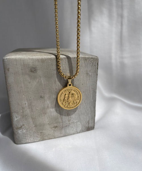 BROTHERHOOD（ブラザーフッド）の「【BROTHERHOOD】ペソ コイン ネックレス（ネックレス・メンズ・ゴールド/シルバー・LARGE/SMALL/MEDIUM）」の11枚目の写真