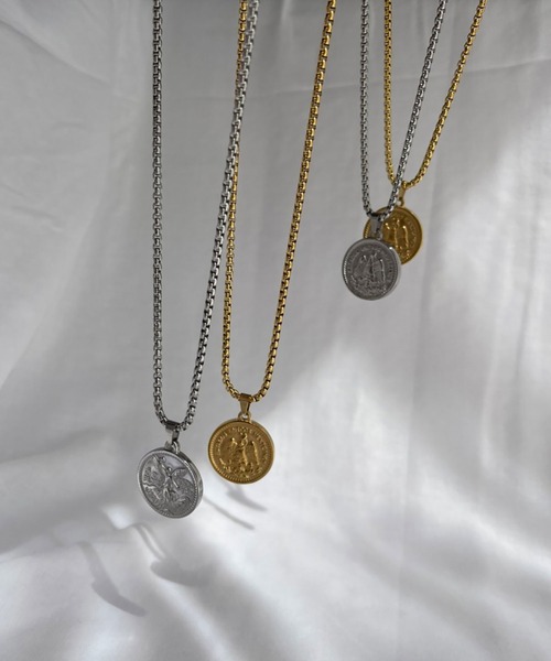 BROTHERHOOD（ブラザーフッド）の「【BROTHERHOOD】ペソ コイン ネックレス（ネックレス・メンズ・ゴールド/シルバー・LARGE/SMALL/MEDIUM）」の15枚目の写真