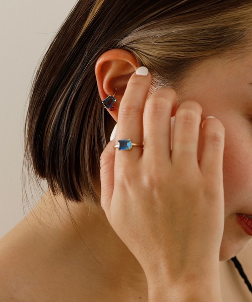 JewCas（ジュアキャス）の「JewCas シンプル/カラー/ストーン/リング [JC4151]（リング・レディース・ベージュ/ブルー/ダークブルー/クリアグリーン/パープル/レッド・FREE）」の15枚目の写真