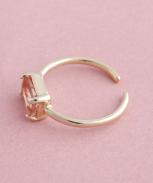 JewCas（ジュアキャス）の「JewCas シンプル/カラー/ストーン/リング [JC4151]（リング・レディース・ベージュ/ブルー/ダークブルー/クリアグリーン/パープル/レッド・FREE）」の7枚目の写真