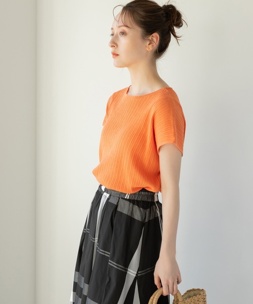 fifth（フィフス）の「チェックロングフレアスカート（スカート・レディース・ホワイト/ブラック/ネイビー・M/SS）」の5枚目の写真