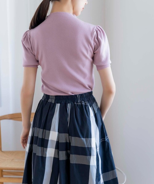 fifth（フィフス）の「チェックロングフレアスカート（スカート・レディース・ホワイト/ブラック/ネイビー・M/SS）」の19枚目の写真