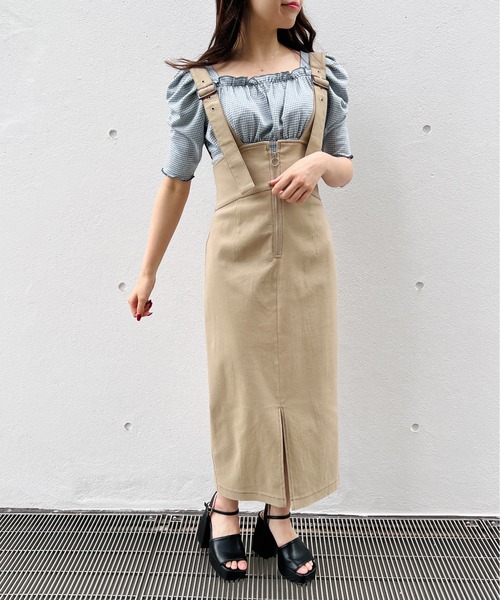 TORTE（トルテ）の「バックレースアップギャザートップス（Tシャツ/カットソー・レディース・ライトブルー/ブラック/ブラック系その他/ブルー系その他・FREE）」の10枚目の写真