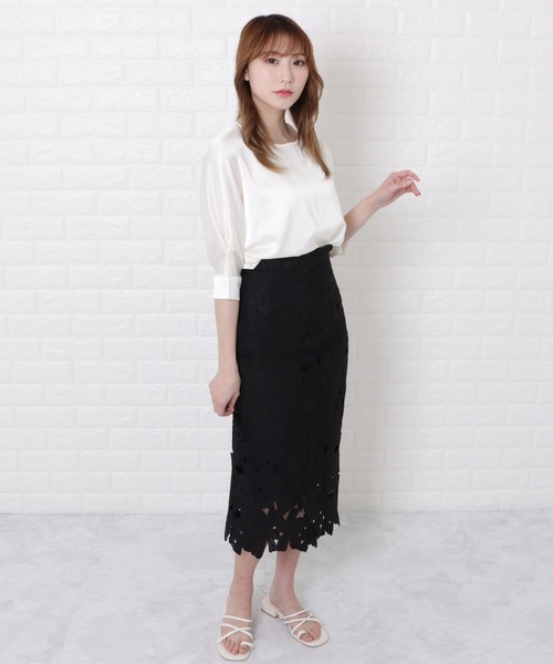Lace Ladies(レースレディース)の「ドルマンスリーブクルーネックプルオーバー(Tシャツ/カットソー・レディース・ホワイト・S/L/M/XL)」の8枚目の写真