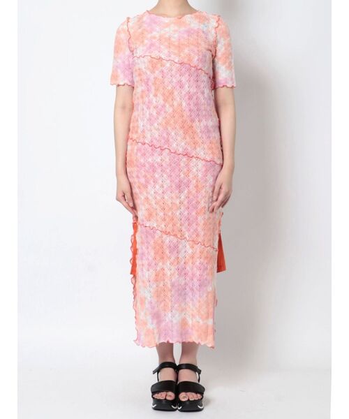 jouetie(ジュエティ)の「クロシェライクメローワンピース(ワンピース・レディース・ブラック/パープル/オレンジ・MEDIUM)」の13枚目の写真