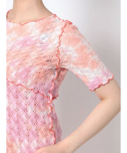 jouetie(ジュエティ)の「クロシェライクメローワンピース(ワンピース・レディース・ブラック/パープル/オレンジ・MEDIUM)」の17枚目の写真