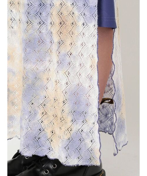 jouetie(ジュエティ)の「クロシェライクメローワンピース(ワンピース・レディース・ブラック/パープル/オレンジ・MEDIUM)」の20枚目の写真