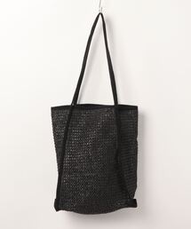 Samansa Mos2 blue | 雑材細ハンドルトートバッグ(トートバッグ)