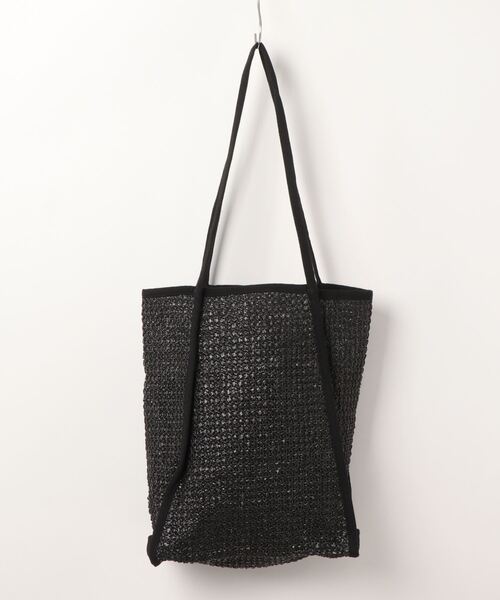 Samansa Mos2 blue（サマンサモスモスブルー）の「雑材細ハンドルトートバッグ（トートバッグ・レディース・ブラック/ベージュ/ブラウン・ﾌﾘ-）」の4枚目の写真