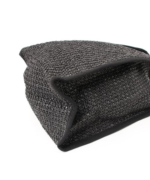 Samansa Mos2 blue（サマンサモスモスブルー）の「雑材細ハンドルトートバッグ（トートバッグ・レディース・ブラック/ベージュ/ブラウン・ﾌﾘ-）」の5枚目の写真