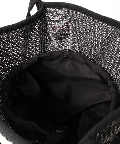 Samansa Mos2 blue（サマンサモスモスブルー）の「雑材細ハンドルトートバッグ（トートバッグ・レディース・ブラック/ベージュ/ブラウン・ﾌﾘ-）」の6枚目の写真