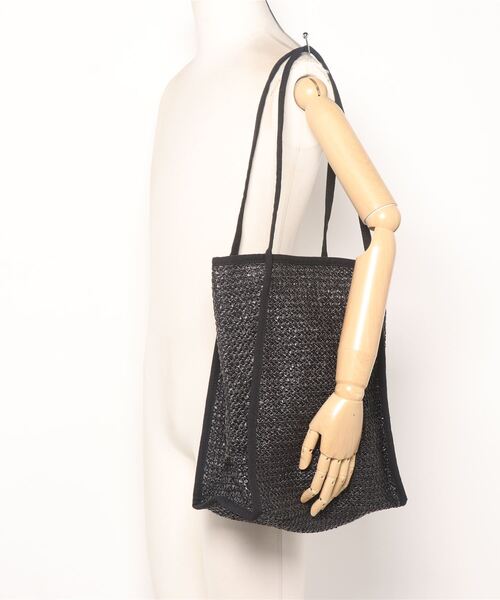 Samansa Mos2 blue（サマンサモスモスブルー）の「雑材細ハンドルトートバッグ（トートバッグ・レディース・ブラック/ベージュ/ブラウン・ﾌﾘ-）」の10枚目の写真