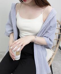 MLI'A | カップ付きリブキャミソール(キャミソール)