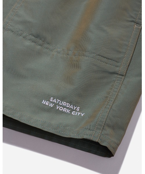 Saturdays NYC（サタデーズ ニューヨークシティ ）の「TALLEY IRIDESCENT SWIMSHORT（その他パンツ・メンズ・パープル/チャコールグレー・S/M/XL/L/X-SMALL）」の7枚目の写真