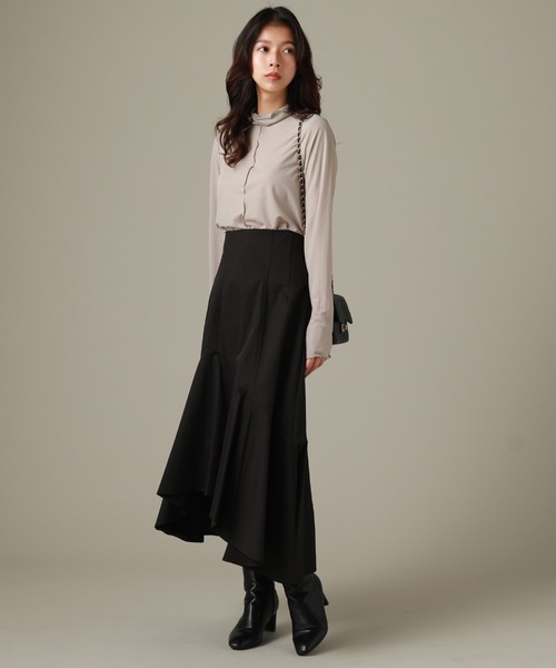 Cheek(チーク)の「リブメローインナーカット(Tシャツ/カットソー・レディース・グリーン/グレー/ブラック/アイボリー・MEDIUM)」の14枚目の写真