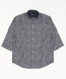 MEN'S BIGI | ペイズリージャガード七分袖シャツ(シャツ/ブラウス)