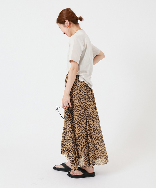 IENA イエナ　楊柳デザインスカート IENA（イエナ）の「楊柳デザインスカート（スカート）」 - WEAR