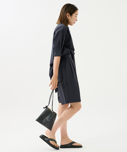 journal standard L'essage(ジャーナルスタンダードレサージュ)の「OUMIタイプライターシャツ(シャツ/ブラウス・レディース・ネイビー/キャメル・FREE)」の20枚目の写真