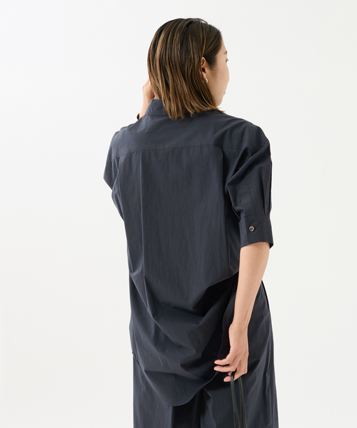 journal standard L'essage(ジャーナルスタンダードレサージュ)の「OUMIタイプライターシャツ(シャツ/ブラウス・レディース・ネイビー/キャメル・FREE)」の22枚目の写真