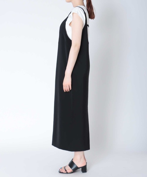 Jines(ジネス)の「パール付キャミワンピース(ワンピース・レディース・ブラック/ライトグリーン/ネイビー・38)」の15枚目の写真