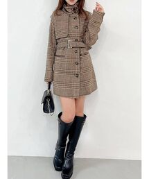 RESEXXY | スタンドカラーミディジャケット(その他アウター)