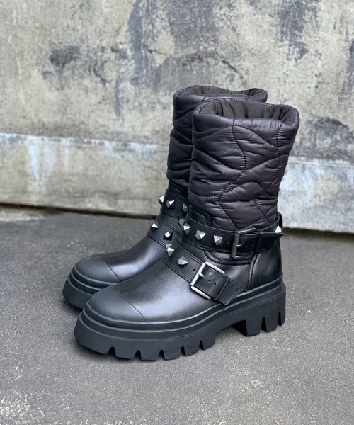 ASH（アッシュ）の「【POLAR】ナイロンドッキングブーツ（ブーツ・レディース・ブラック/アイボリー・35/39/37/36/38）」の19枚目の写真