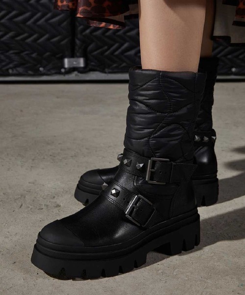 ASH（アッシュ）の「【POLAR】ナイロンドッキングブーツ（ブーツ・レディース・ブラック/アイボリー・35/39/37/36/38）」の16枚目の写真