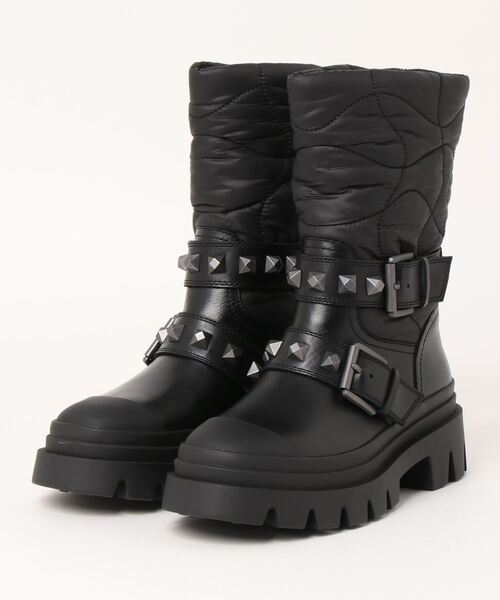 ASH（アッシュ）の「【POLAR】ナイロンドッキングブーツ（ブーツ・レディース・ブラック/アイボリー・35/39/37/36/38）」の4枚目の写真