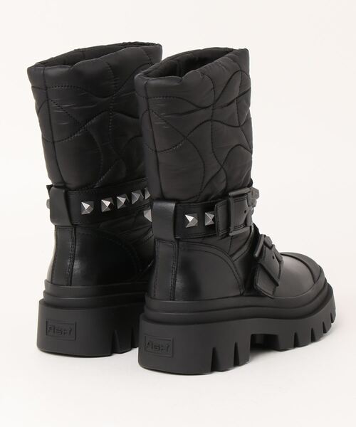 ASH（アッシュ）の「【POLAR】ナイロンドッキングブーツ（ブーツ・レディース・ブラック/アイボリー・35/39/37/36/38）」の5枚目の写真