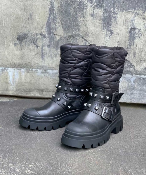 ASH（アッシュ）の「【POLAR】ナイロンドッキングブーツ（ブーツ・レディース・ブラック/アイボリー・35/39/37/36/38）」の7枚目の写真