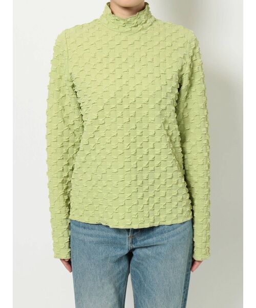 jouetie（ジュエティ）の「ポップコーンハイネックトップス（Tシャツ/カットソー・レディース・ブラック/ピンク/ブルー/アイボリー/グリーン・MEDIUM）」の22枚目の写真