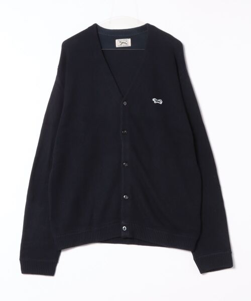 PENNEYS(ぺニーズ)の「PENNEY'S/ペニーズ THE FOX ワッペンVネックニット(ニット/セーター・メンズ・ブラック系その他/グリーン系その他/ブルー系その他/グレイッシュベージュ/ネイビー・46/48)」の4枚目の写真