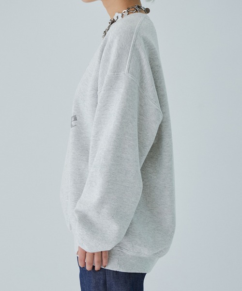 M TO R（ムウトアール）の「［TOPS］SCREEN STARS OLD ENGLISH LETTER LOGO SWEAT（スウェット・レディース・ライトグレー/ブラック/ワイン・FREE）」の20枚目の写真