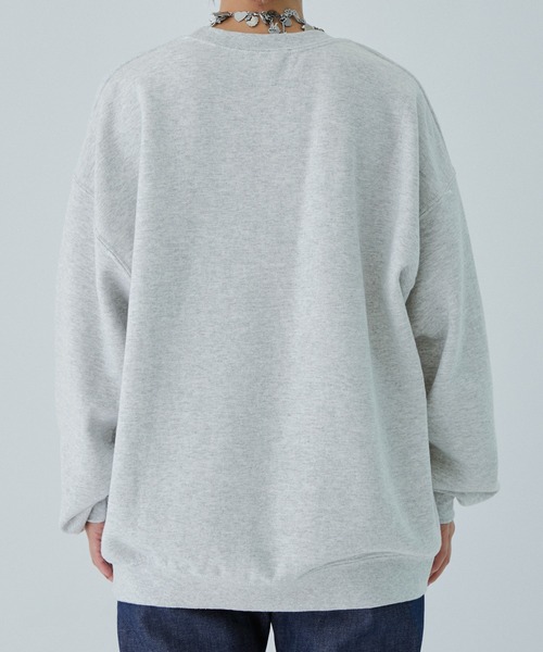 M TO R（ムウトアール）の「［TOPS］SCREEN STARS OLD ENGLISH LETTER LOGO SWEAT（スウェット・レディース・ライトグレー/ブラック/ワイン・FREE）」の10枚目の写真