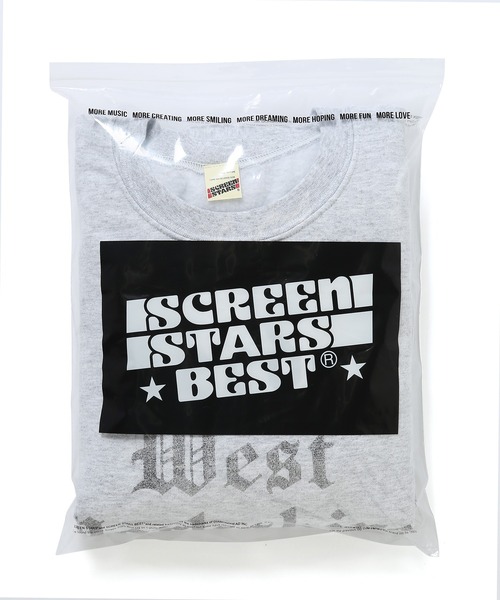 M TO R（ムウトアール）の「［TOPS］SCREEN STARS OLD ENGLISH LETTER LOGO SWEAT（スウェット・レディース・ライトグレー/ブラック/ワイン・FREE）」の5枚目の写真