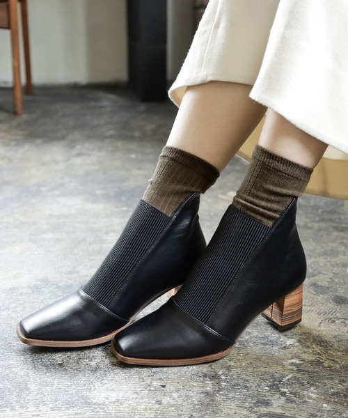 SESTO（セスト）の「gu22aw/無地リブショートソックス（ソックス/靴下・レディース・ホワイト/ブラック/ネイビー/グレー/レッド/ブルー/グリーン/マスタード/ライトブルー/ピンク/ブラウン/キナリ・ONE SIZE）」の5枚目の写真