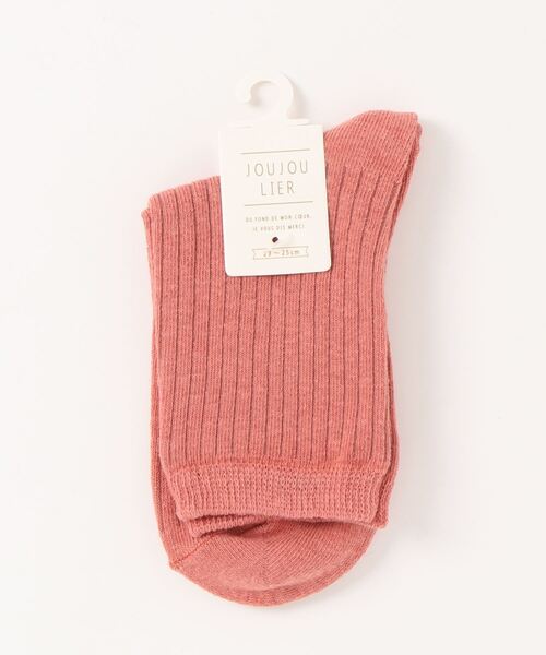 SESTO（セスト）の「gu22aw/無地リブショートソックス（ソックス/靴下・レディース・ホワイト/ブラック/ネイビー/グレー/レッド/ブルー/グリーン/マスタード/ライトブルー/ピンク/ブラウン/キナリ・ONE SIZE）」の11枚目の写真