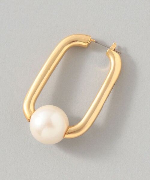 EPOCA（エポカ）の「オーバルチェーンコンビピアス（ピアス（両耳用）・レディース・ゴールド/ゴールド系その他・FREE）」の5枚目の写真