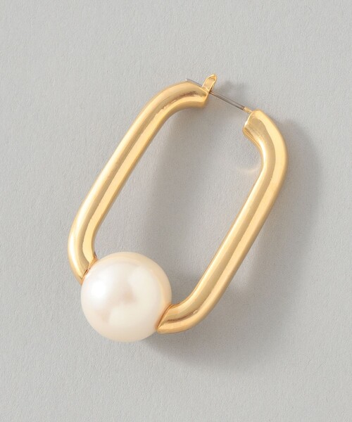 EPOCA（エポカ）の「オーバルチェーンコンビピアス（ピアス（両耳用）・レディース・ゴールド/ゴールド系その他・FREE）」の3枚目の写真