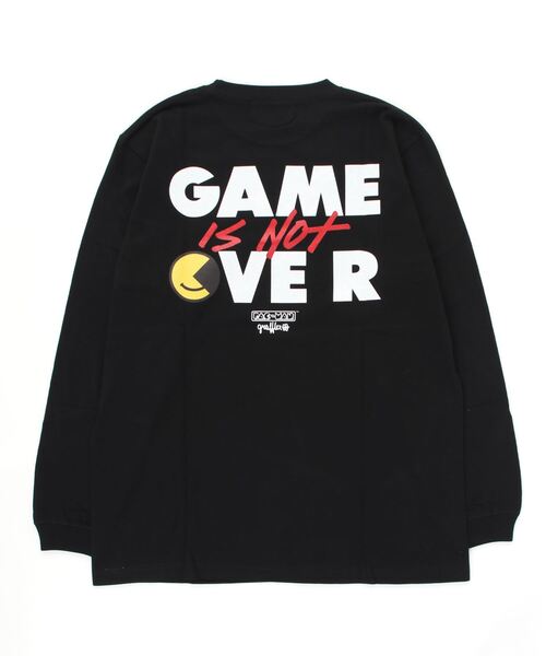 MEDICOM TOY LIFE ENTERTAINMENT（メディコムトイライフエンターテイメント）の「MLE PAC-MAN × GRAFFLEX LONG SLEEVE TEE “PAC-MAN × GRAFFLEX 02”（Tシャツ/カットソー・メンズ・ホワイト/ブラック・SMALL/MEDIUM/LARGE/X-LARGE/XX-LARGE）」の8枚目の写真