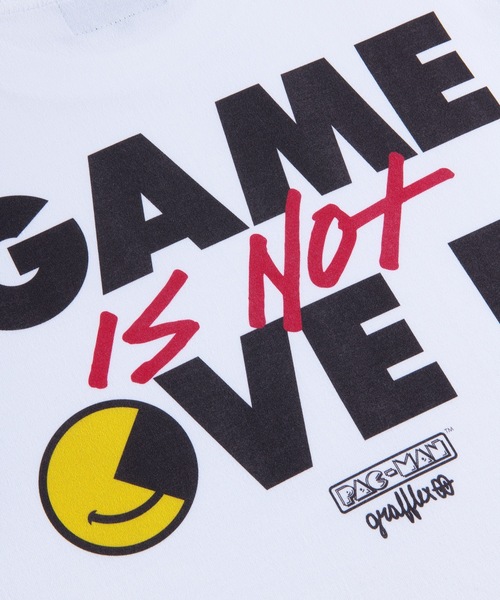 MEDICOM TOY LIFE ENTERTAINMENT（メディコムトイライフエンターテイメント）の「MLE PAC-MAN × GRAFFLEX LONG SLEEVE TEE “PAC-MAN × GRAFFLEX 02”（Tシャツ/カットソー・メンズ・ホワイト/ブラック・SMALL/MEDIUM/LARGE/X-LARGE/XX-LARGE）」の5枚目の写真