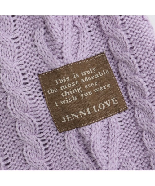 JENNI love（ジェニィラブ）の「ケーブルニットZIPパーカー（パーカー・キッズ・オフホワイト/グレー/ラベンダー・130cm/150cm/140cm/160cm）」の17枚目の写真