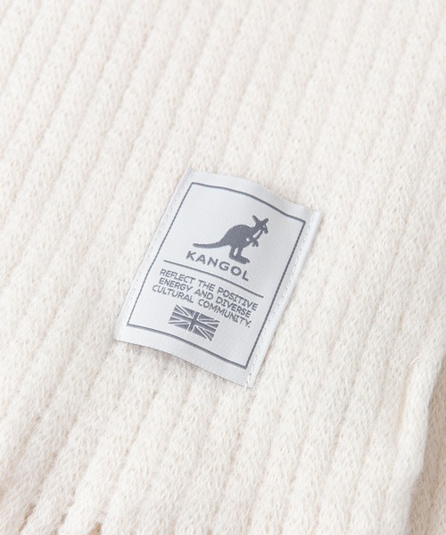 KANGOL（カンゴール）の「【KANGOL/カンゴール】リブラッセル　ストール　マフラー（ストール/ショール・レディース・ブラック/グレー/イエロー/アイボリー・FREE）」の8枚目の写真