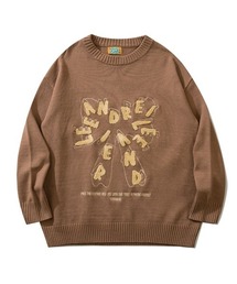 Ressaca | オーバーサイズ ロゴクルーネックニットセーター(ニット/セーター)