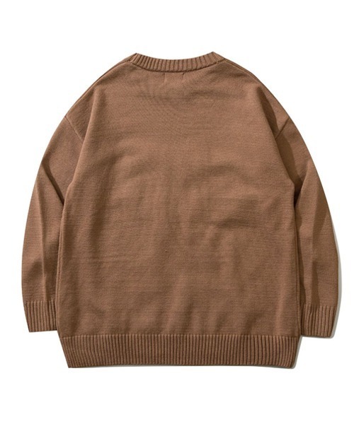 Ressaca（レサーカ）の「オーバーサイズ ロゴクルーネックニットセーター（ニット/セーター・メンズ・ホワイト系その他/ベージュ/ブラック/ブラック系その他2/ブルー/ブラウン/ブラック系その他/ホワイト・L/M/XL）」の20枚目の写真