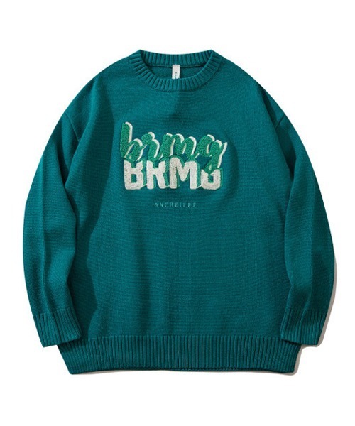 Ressaca（レサーカ）の「オーバーサイズ ロゴクルーネックニットセーター（ニット/セーター・メンズ・ホワイト系その他/ベージュ/ブラック/ブラック系その他2/ブルー/ブラウン/ブラック系その他/ホワイト・L/M/XL）」の13枚目の写真